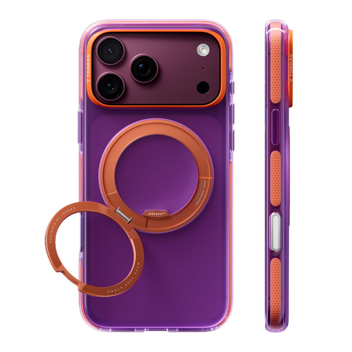 Torras Ostand O3 Hue Case for iPhone 18 Pro Max - Sweet Plum #color_sweet-plum