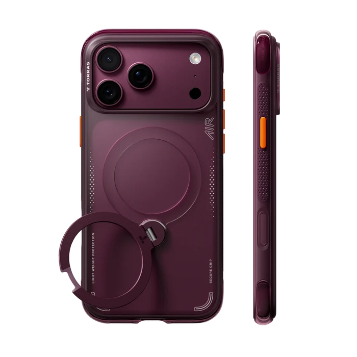 Torras Ostand Q3 Air Case for iPhone 18 Pro - Cosmic Purple #color_cosmic-purple