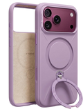 Torras Ostand Q3 Silicone Case for iPhone 18 Pro - Purple #color_purple