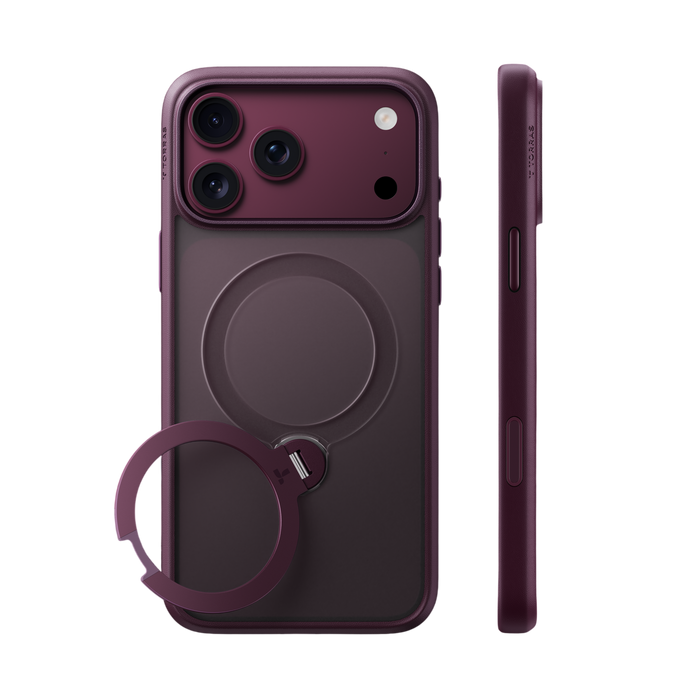 Torras Ostand Q3 Spin Case for iPhone 18 Pro - Purple #color_purple