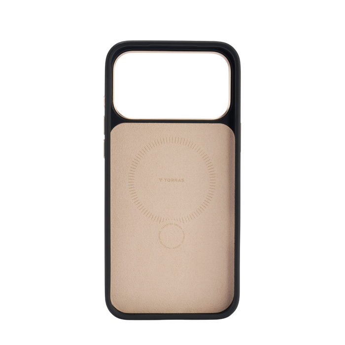 TORRAS Ostand Q3 VegSkin Case for iPhone 17 Pro & Pro Max - Amber Brown #color_amber-brown