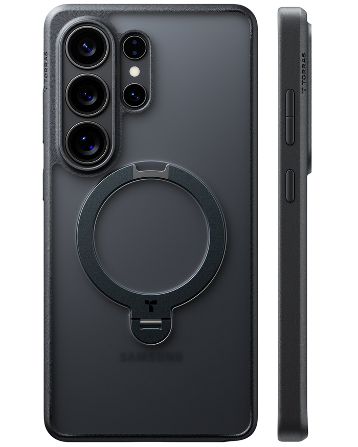 TORRAS Ostand Spin for Samsung Galaxy S26 Ultra - Black #color_black
