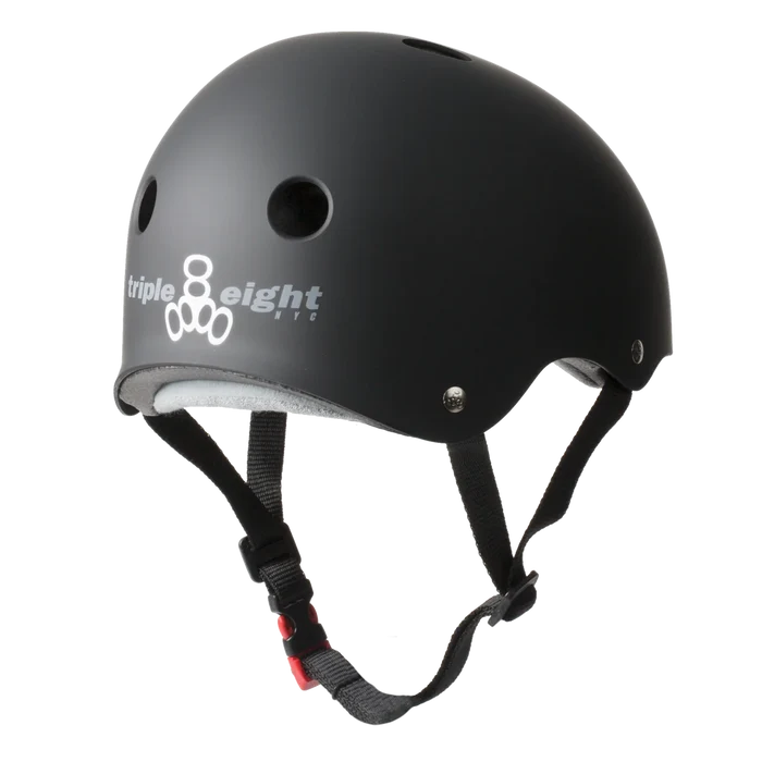 Triple Eight The Certified Sweatsaver Black Matte Helmet