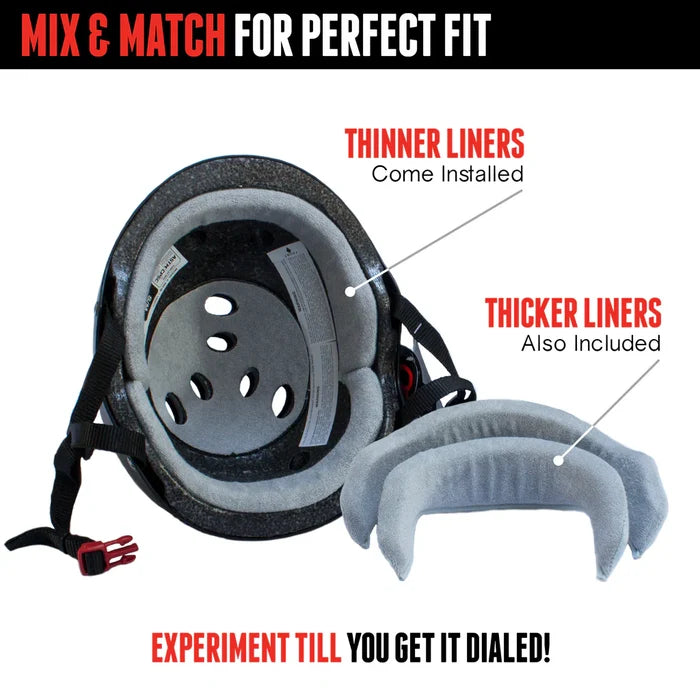 Triple Eight The Certified Sweatsaver Black Matte Helmet