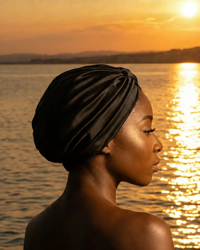 Turban réversible femme anti UV Plouf