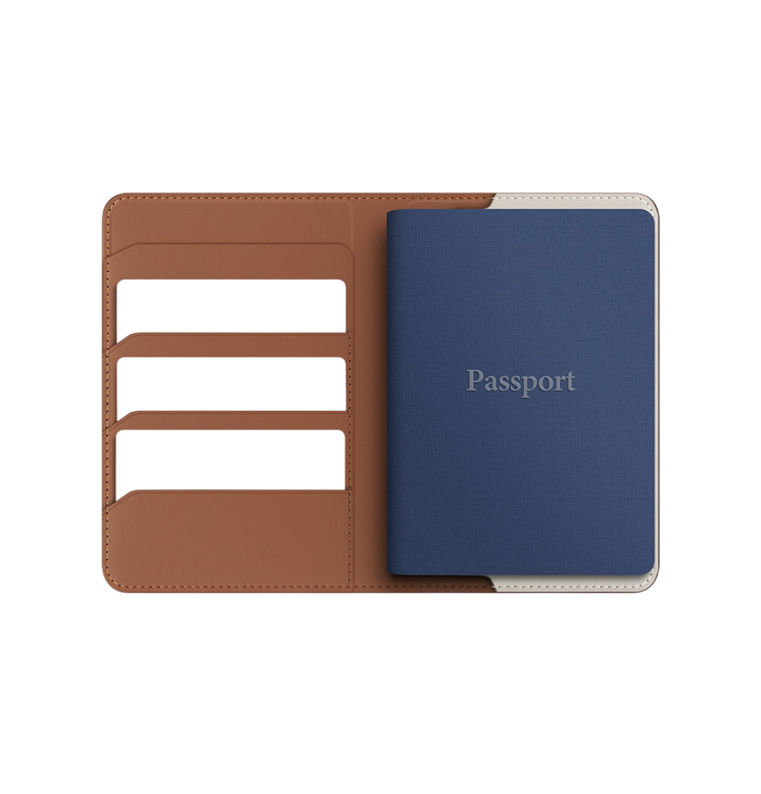 Uniq Belmont Find My Vegan Leather Passport Holder