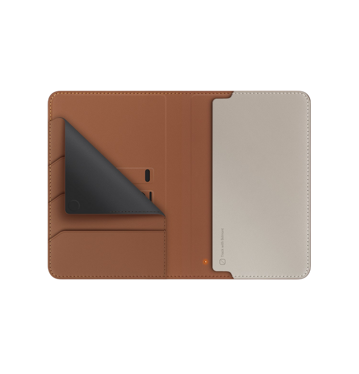 Uniq Belmont Find My Vegan Leather Passport Holder