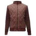 Urban Crest Quilted Bomber COFFEE - Dudes Boutique