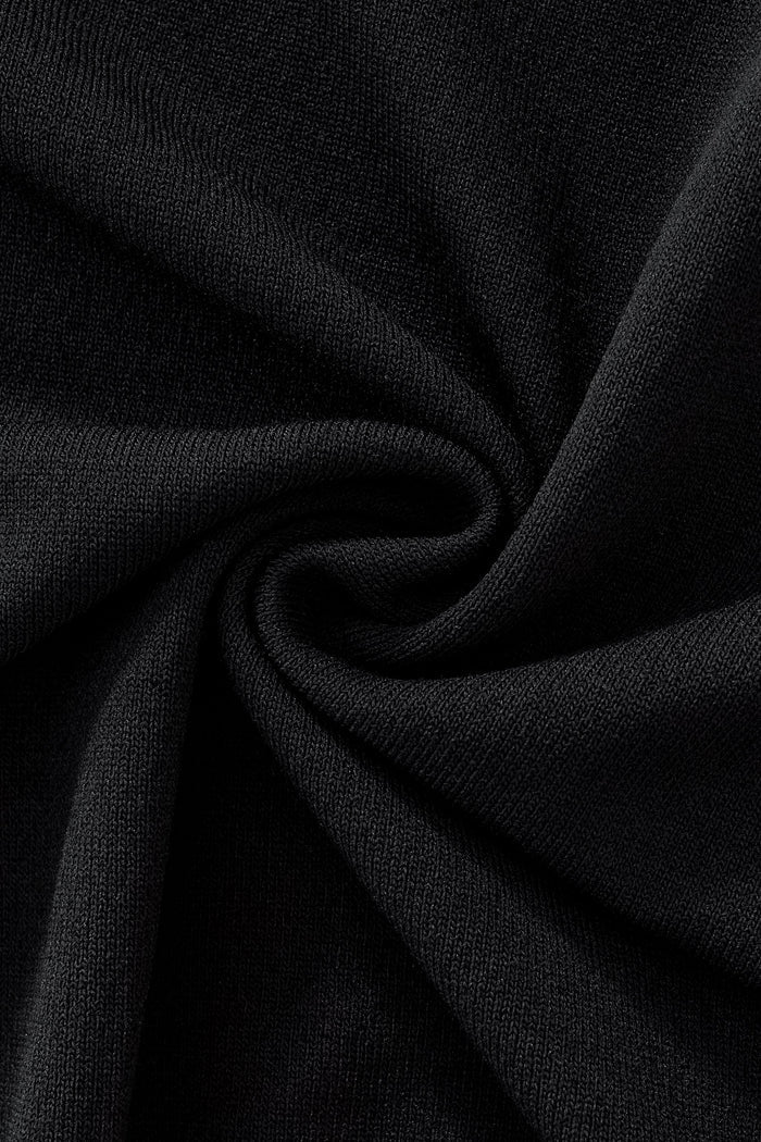 Urban Pulse Knit Zip Polo BLACK