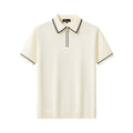Urban Pulse Zip Knit Polo IVORY