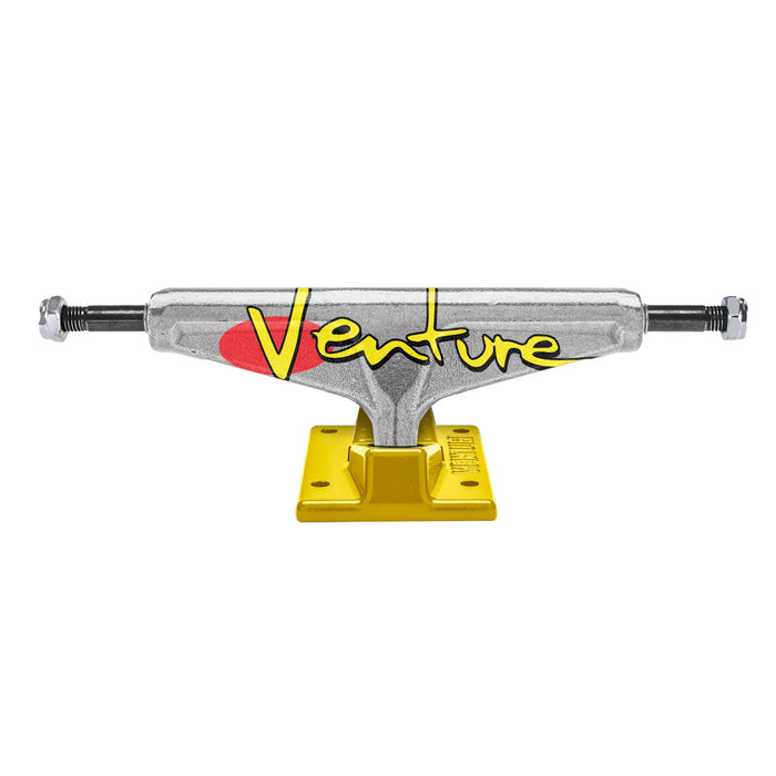 Venture 92' Full Bleed Polished Yellow 5.6 Truck