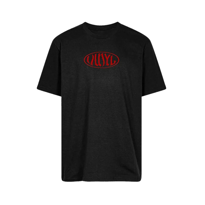 Vinyl Oval Black S/s Shirt