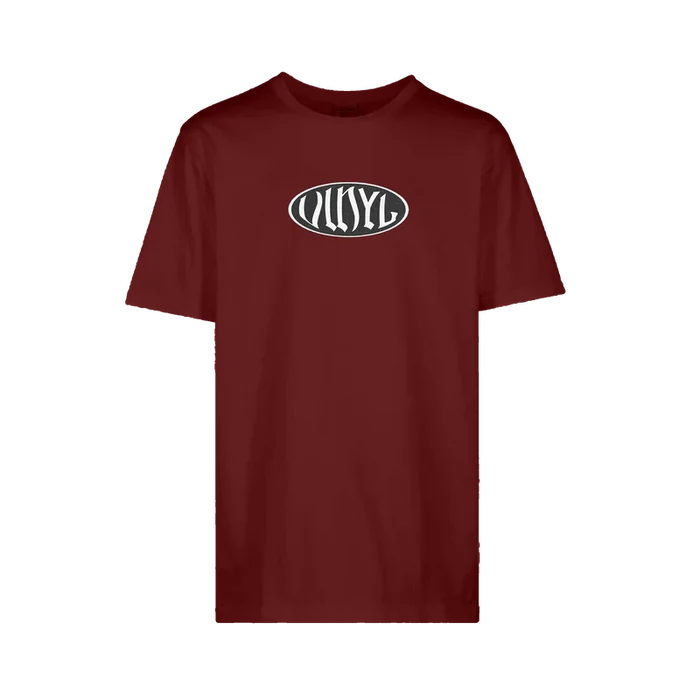 Vinyl Oval Burgundy S/s Shirt