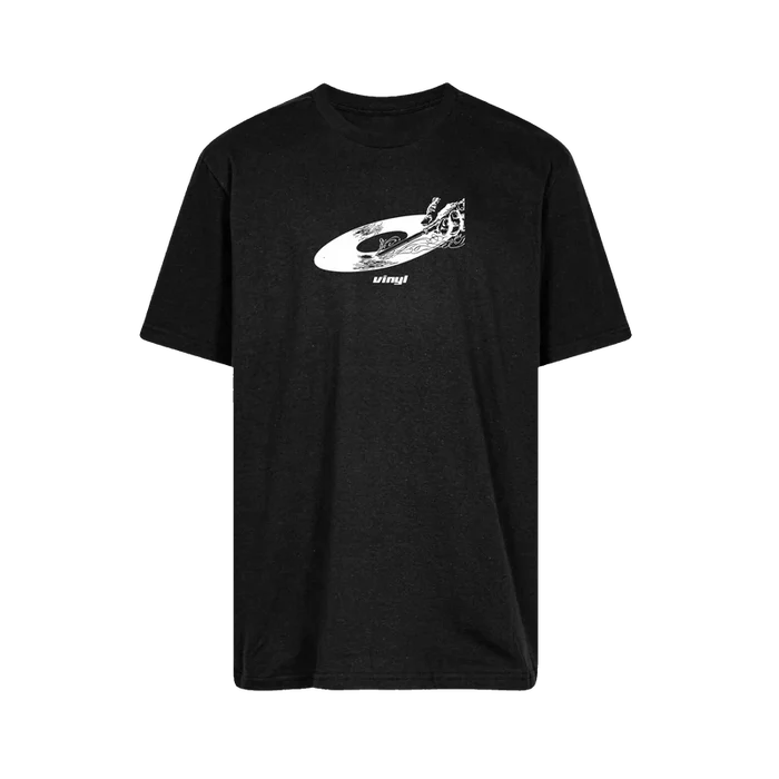 Vinyl Record Black S/s Shirt