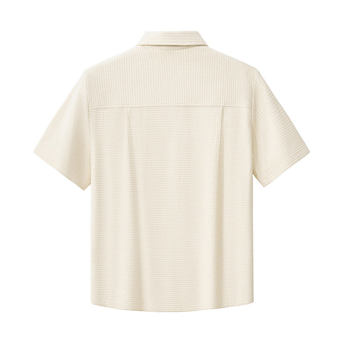 Vista Set – Waffle Textured Shirt & Pant TAUPE
