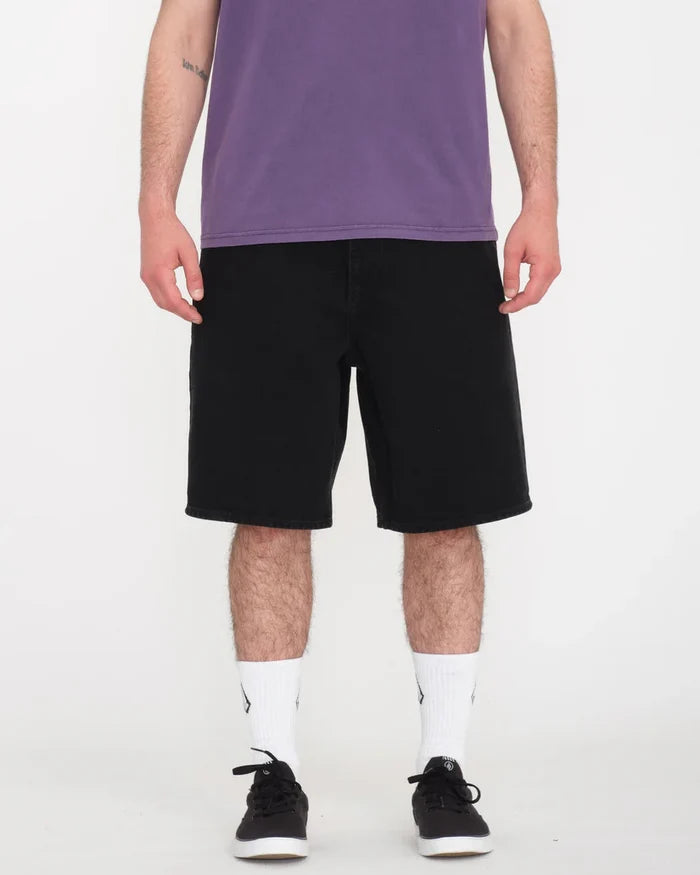 Volcom Billow Denim New Black Shorts