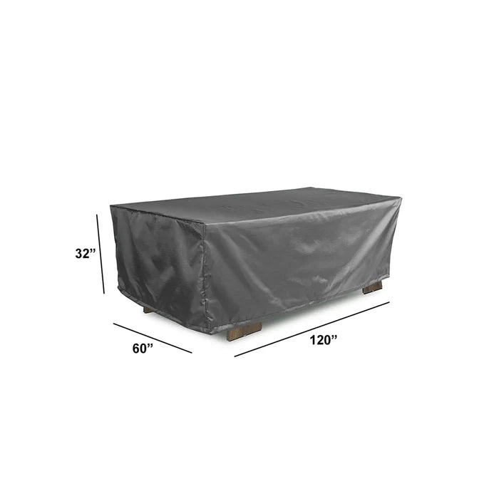 Harmonia Living WeatherX Cover For Large Rectangular Dining Set-Up To 120" 3