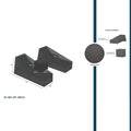 Harmonia Living WeatherX Covers For 3 Piece Chaise Lounge Set 1