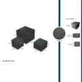 Harmonia Living WeatherX Covers for 3 Piece Club Chair Set 1