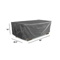 Harmonia Living WeatherX Furniture Cover-Rectangle Coffee Table 1