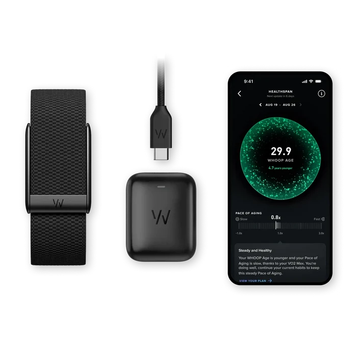 WHOOP – 5.0 Peak MG Health and Fitness Tracker with 12 Month Subscription - International Warranty