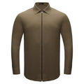 Zenith Zip Shirt KHAKI - Dudes Boutique