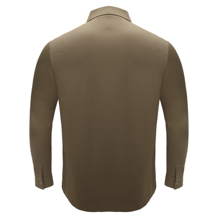 Zenith Zip Shirt KHAKI - Dudes Boutique