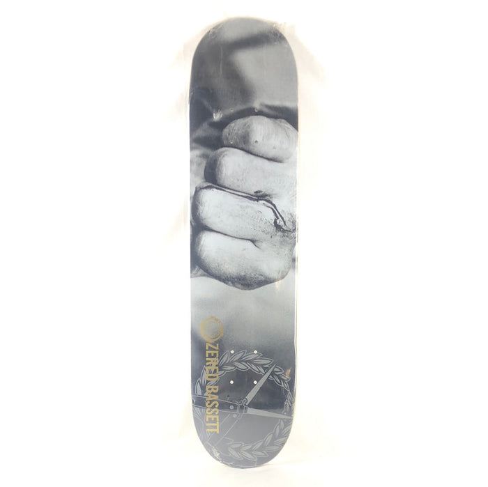Zoo York Zared Bassett Bloody Knuckle Picture Black/Grey Size 7.5" Skateboard Deck